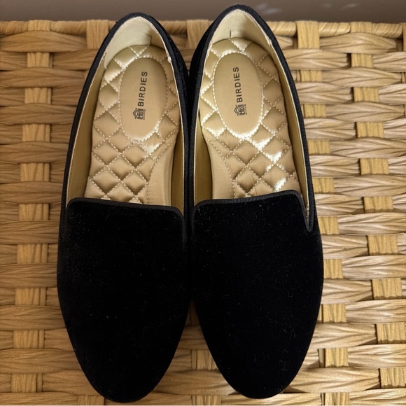 Birdies The Starling Slip On Loafer in Black Velvet | Women’s Size 7 - Picture 8 of 9